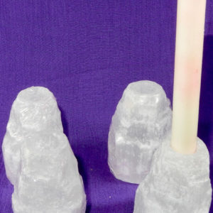 Selenite Mini Candle Holders