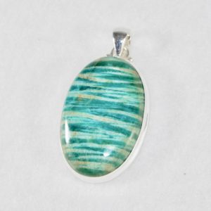 Amazonite Oval Pendant