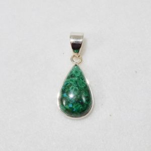 Chrysocolla Small Teardrop Pendant