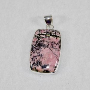 Rhodonite Rectangle Pendant