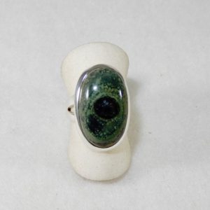 Star Galaxy Small Oval Ring - Size 6