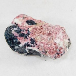 eudialyte pink black stone