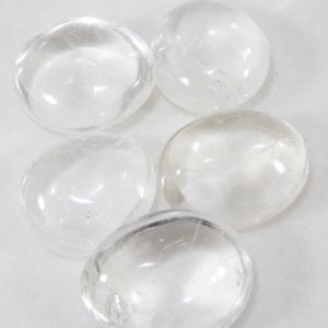 clear quartz small palm stone