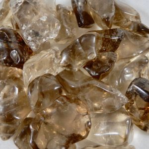 smoky quartz tumbled stone