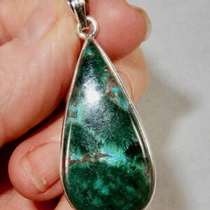 Chrysocolla Long Pendant