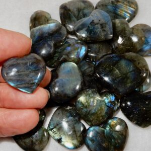 Labradorite Tiny Hearts