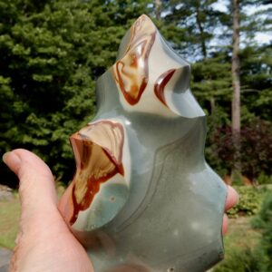 Polychrome Jasper Flame Green