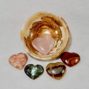 Onyx Bowl Hearts