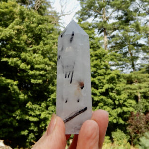 Black Tourmalated Crystal Tower