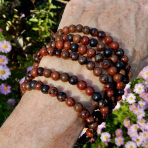 Mahogany Obsidian Bracelets