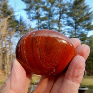 Red Jasper Palm Stone2