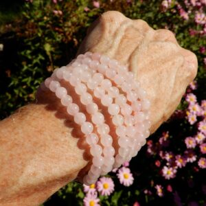 Rose Qtz Bracelets