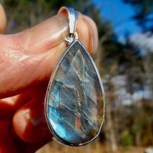 Labradorite Long Tear Pend