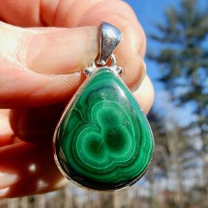 Malachite Tear Pend