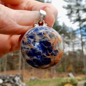 Sodalite Round Pend