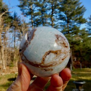Blue Calcite Sphere1