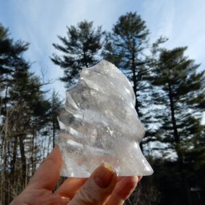 Clear Quartz Crystal Flame5