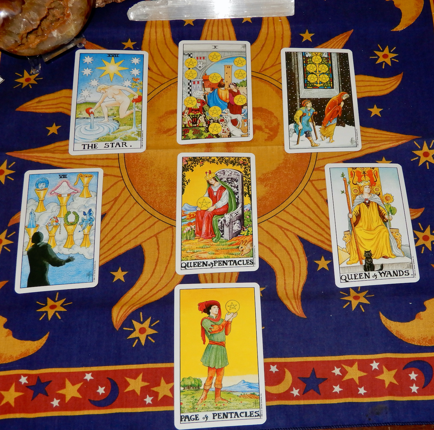 Tarot Reading SevenCard Spread MOON SOUL MAGIC