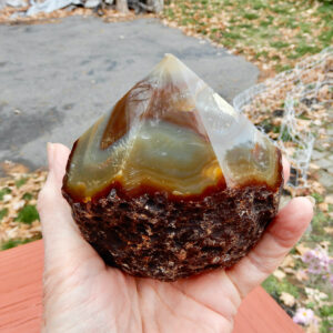 Agate Half-Polished Point5