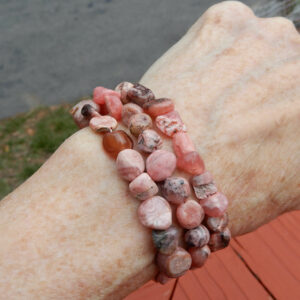 Rhodochrosite Nugget Bracelet