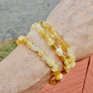 Yellow Opal Nugget Bracelet