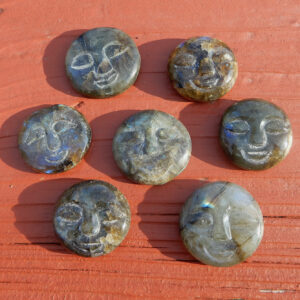 Labradorite Moon Faces