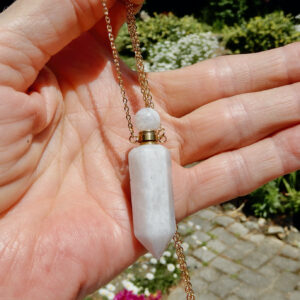 Moonstone Bottle Necklace
