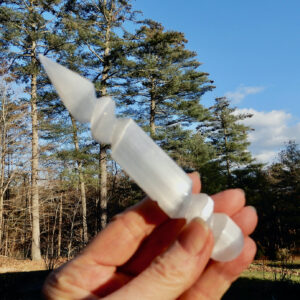 Selenite Carved Wand