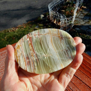 Banded Calcite Soap Dish2