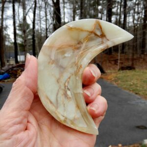 Banded Calcite Moon2