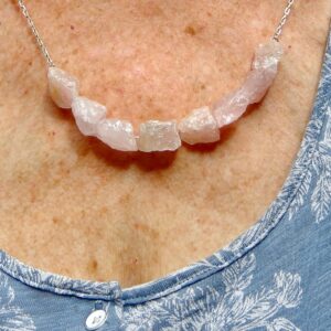 Rose Quartz Chunky Necklace