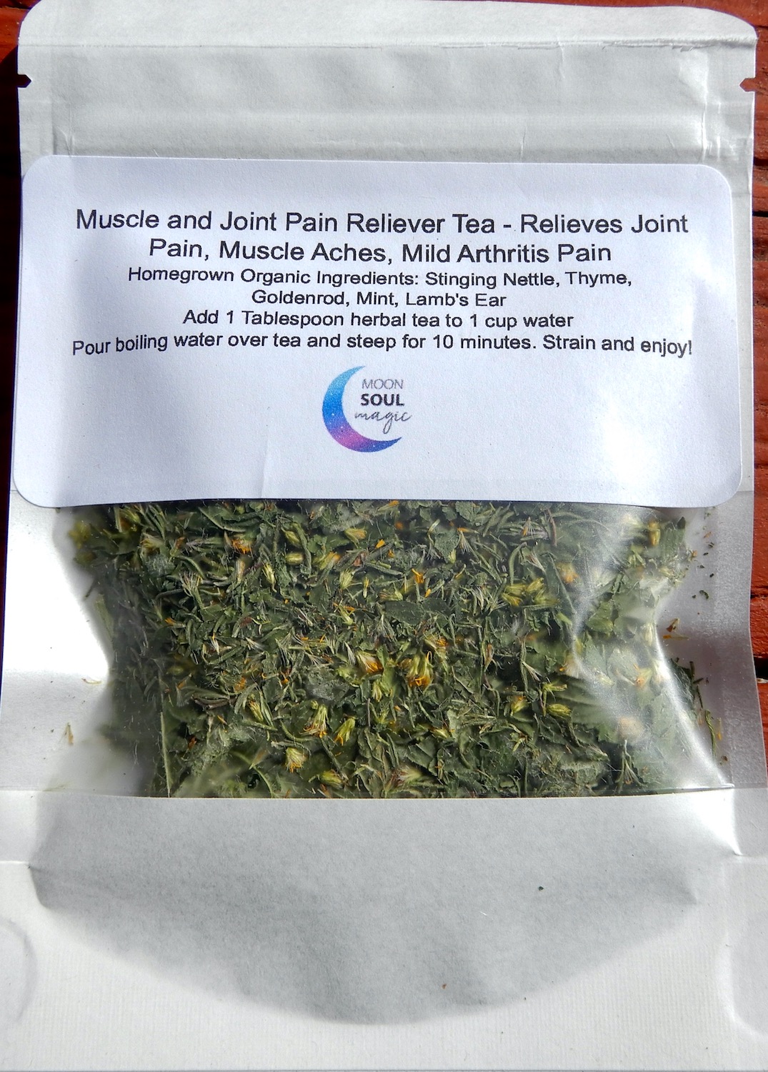 Muscle and Joint Pain Reliever Herbal Tea - MOON SOUL MAGIC