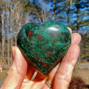 Chrysocolla Heart