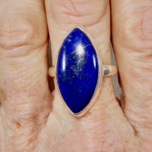 Lapis Marquise Ring