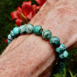 African Turquoise 6mm Bracelet2