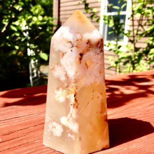 Flower Agate Small Tower15
