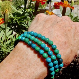 Chrysocolla 6mm Bracelet2
