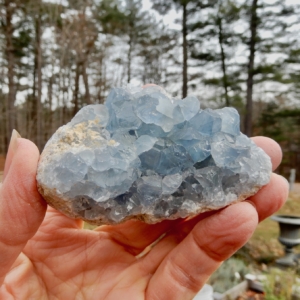 Celestite small cluster2