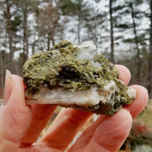 Epidote small cluster
