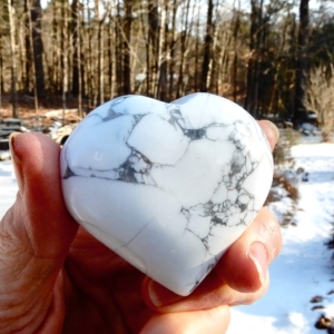Howlite Heart4