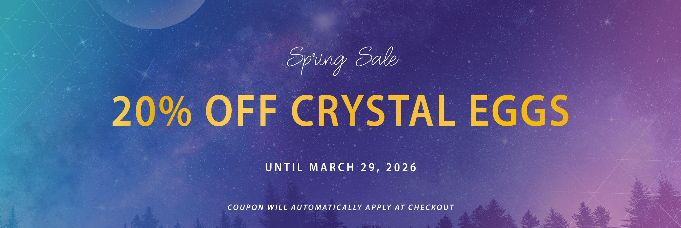 20% Off Crystal Eggs