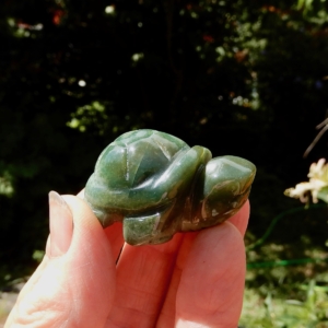 Green Jasper Small Turtle